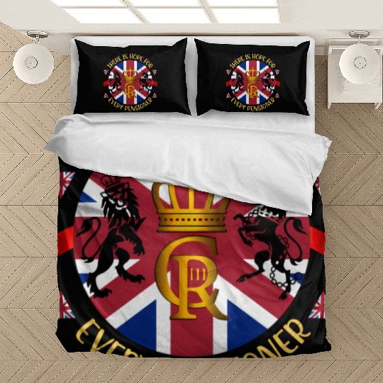 King Charles Iii British Monarch Royal Coronation Bedding Sets