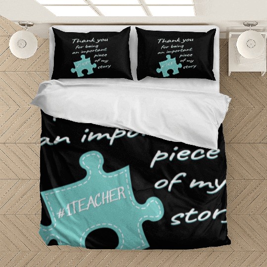 Teacher Appreciation Number One Teacher End Of Sch Bedding Sets