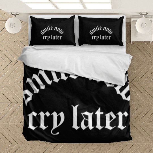 Chicano Tattoo Gang Smile Now Cry Bedding Sets
