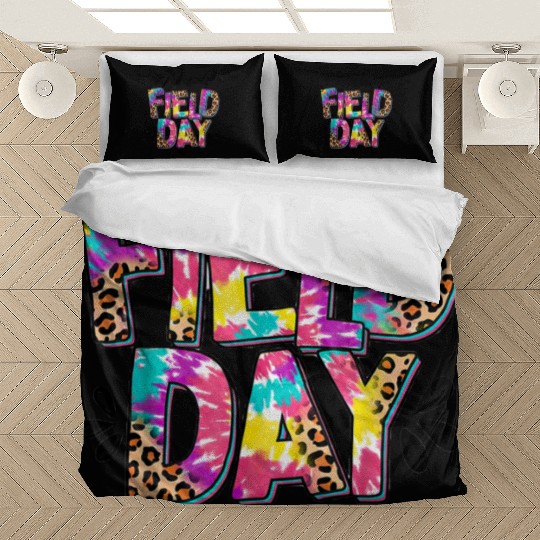 I'm Just Here for Field Leopard Skin and Tie-Dye Bedding Sets