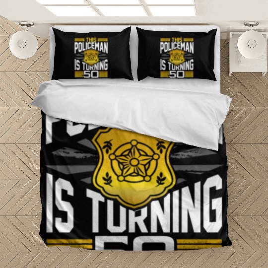 Policeman Gift 50th Birthday Gift Policeman Bedding Sets