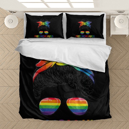 Free Mom Hugs LGBT Pride Free Brother Hugs Bedding Sets