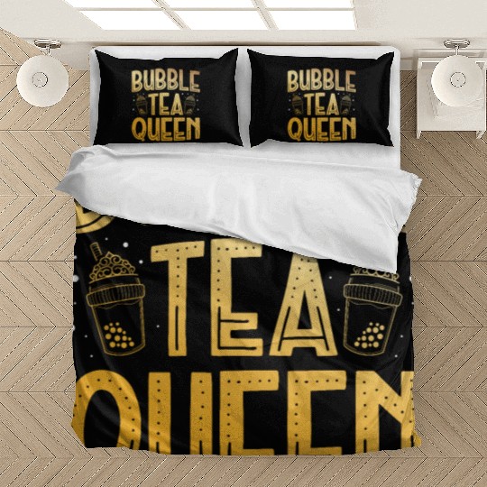 Bubble Tea Queen Boba Tea Drinker Korean Drink Bedding Sets