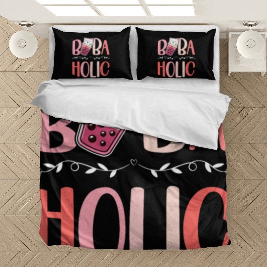 Bobaholic Bubble Tea Lover Boba Tea Drinker Korean Bedding Sets