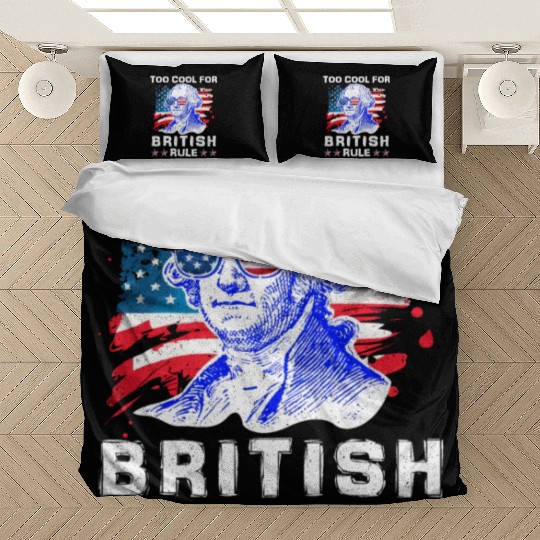George Washington Too cool for British Rule US Bedding Sets