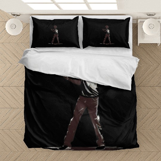 Golfer Afro Man Golf Player African American Bedding Sets