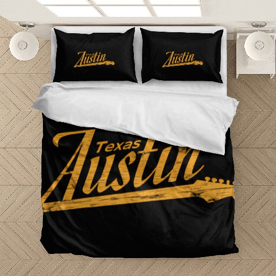 Austin Texas Guitar Neck Bedding Sets