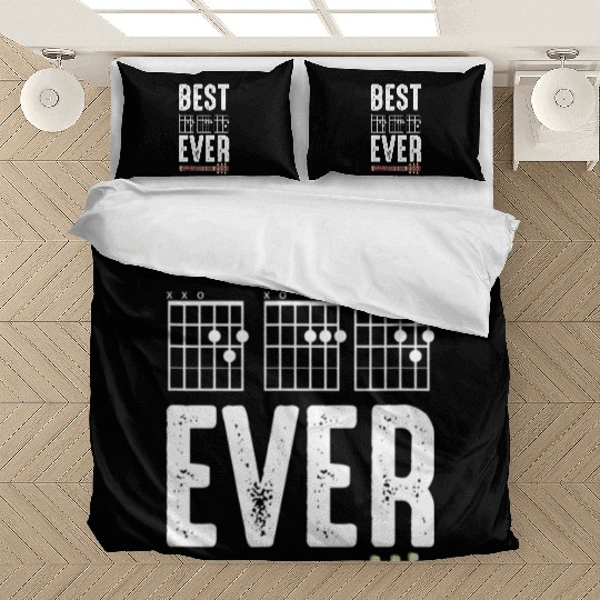 Best Dad Ever Guitarist Daddy Musical Instrument Bedding Sets