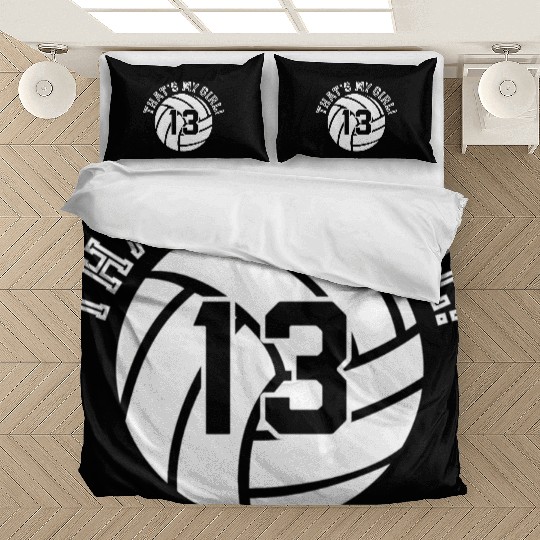 That'S My 13 Volleyball Player Mom Or Dad Bedding Sets