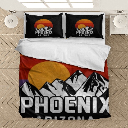 Phoenix Arizonna Mountain Sunset Bedding Sets