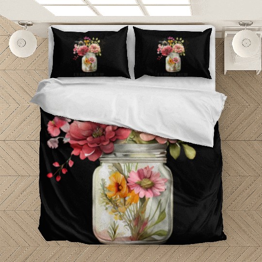 Summer Wildflower Jar Bedding Sets Be The Reason Someone Sm