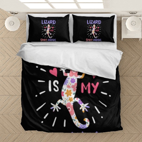 Lizard Reptile Herpetologist Lizard Lover Bedding Sets