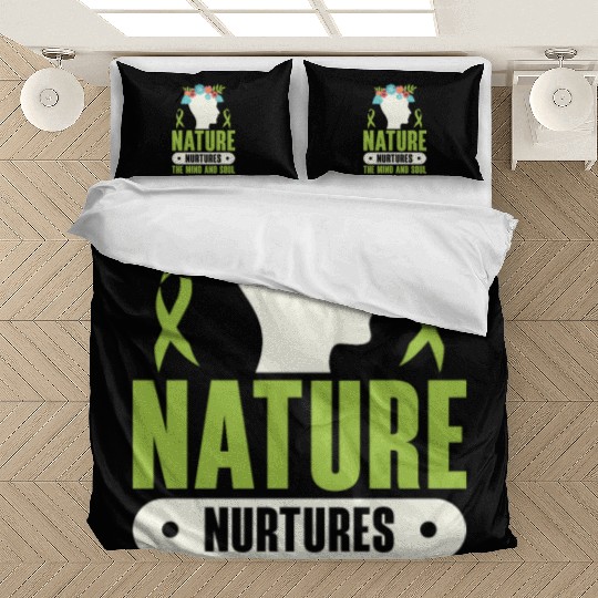 Mental Health Nature Environment Health Awareness Bedding Sets
