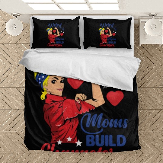 groovy weird moms build character Bedding Sets