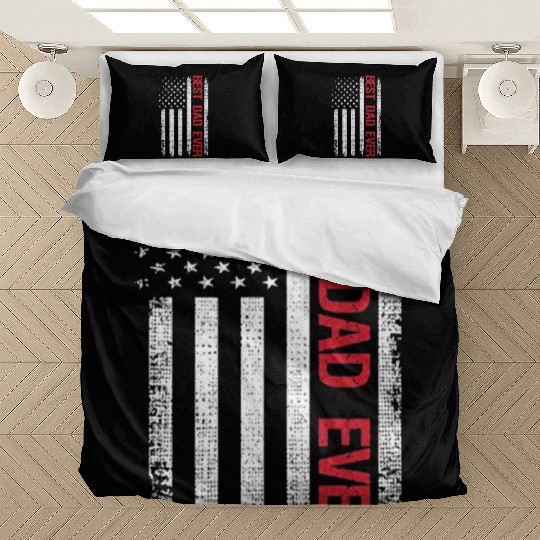 Bedding Sets Father's day Best dad ever US american