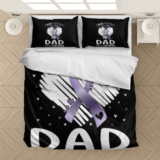I Wear Periwinkle For My Dad Esophageal Cancer Bedding Sets