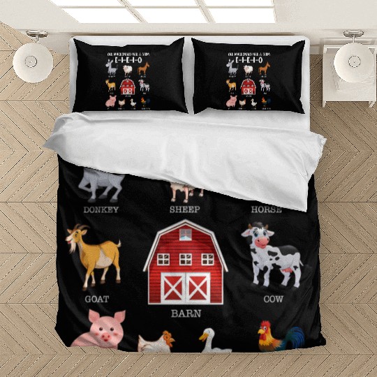 Toddler Farm Animals Old Macdonald Had A Farm Bedding Sets