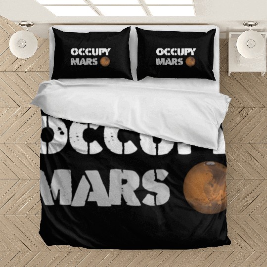 Occupy Mars Replica Science Space Nerd Genius Bedding Sets