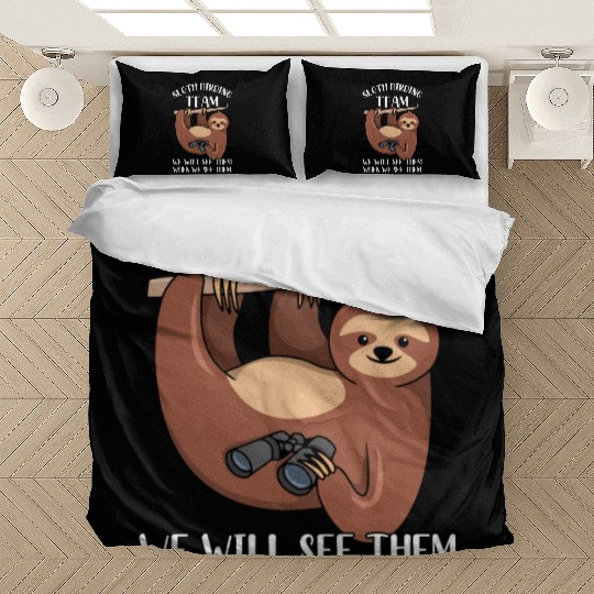 Bird Watching Design For A Hobbyist Bird Watcher Bedding Sets