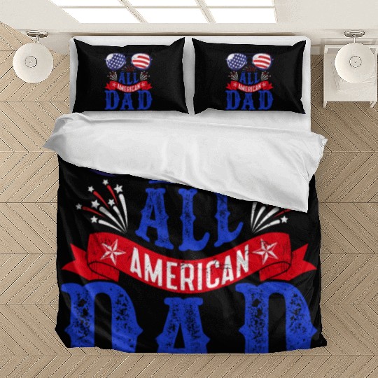 All American Dad America Pride US Patriot Bedding Sets