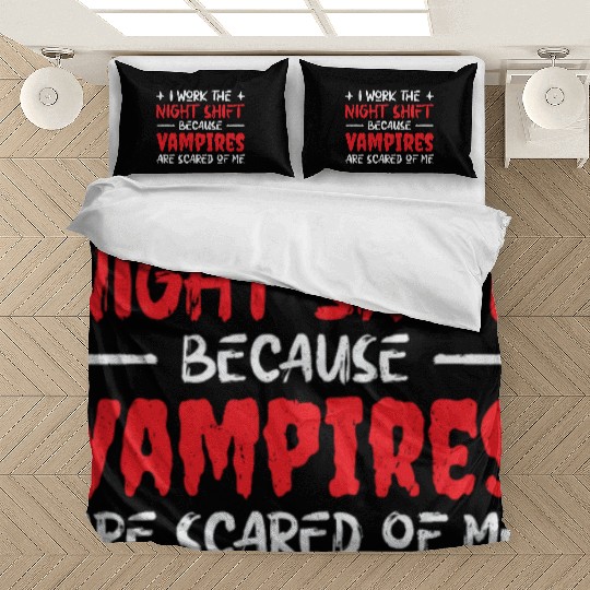 Night Shift Worker Graveyard Duty Bedding Sets