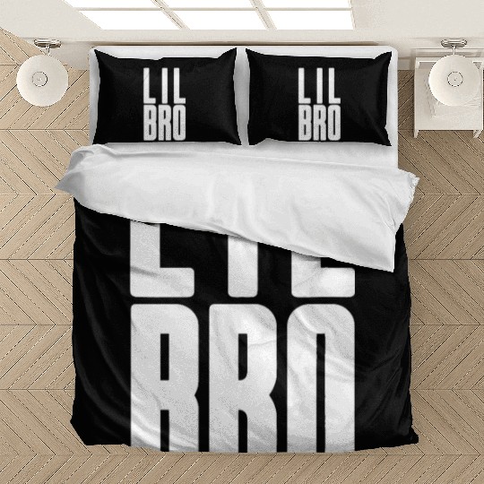 Lil Bro - Siblings Men Kids Adult Fraternity Littl Bedding Sets