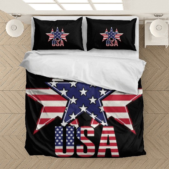 God bless America the land of the free Bedding Sets