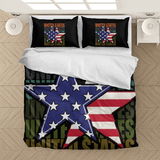God bless America the land of the free Bedding Sets