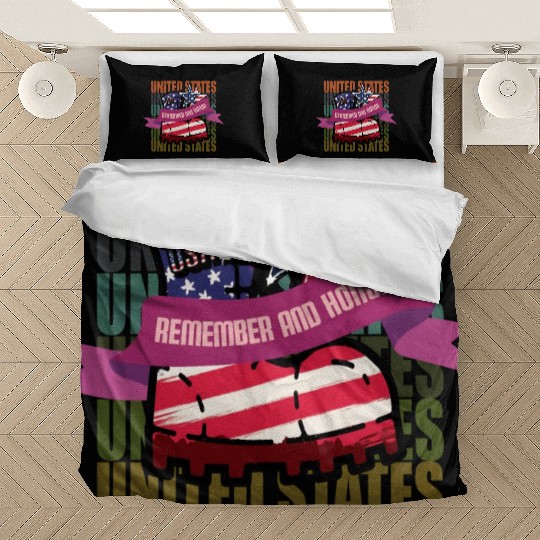 God bless America the land of the free Bedding Sets