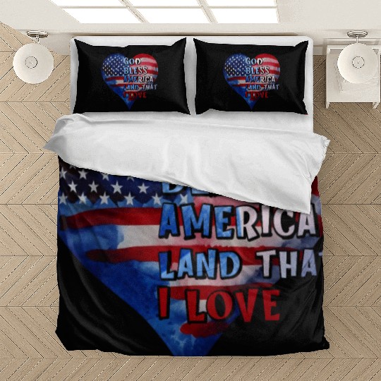 God bless America Land that I love Bedding Sets