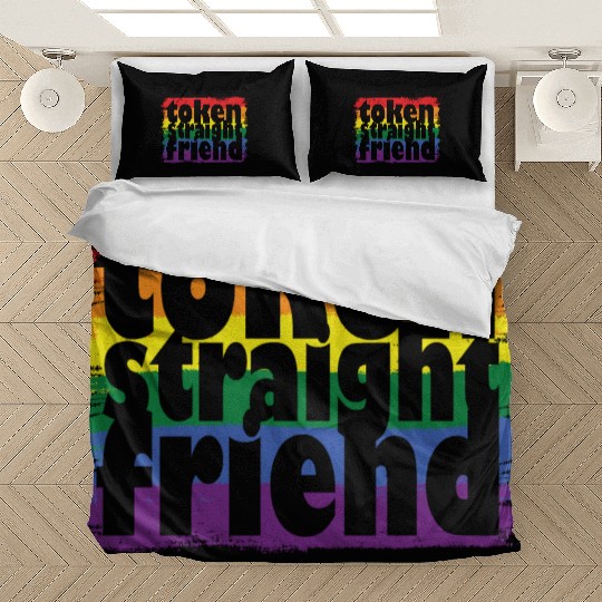 Proud LGBTQ Ally Token Straight Friend Gay Pride Bedding Sets
