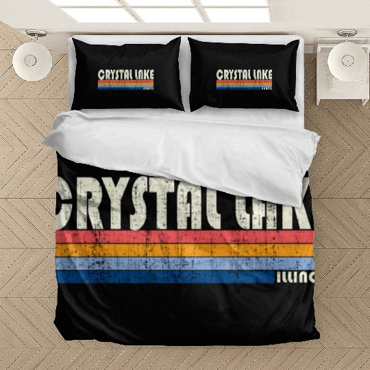70S 80S Style Crystal Lake Il Bedding Sets
