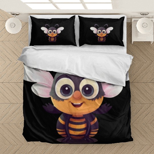 Cute Superhero Bee Bumblebee Wasp Bedding Sets