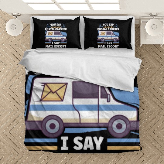 Postal Worker Mail Lady Mail Carrier Postal Bedding Sets