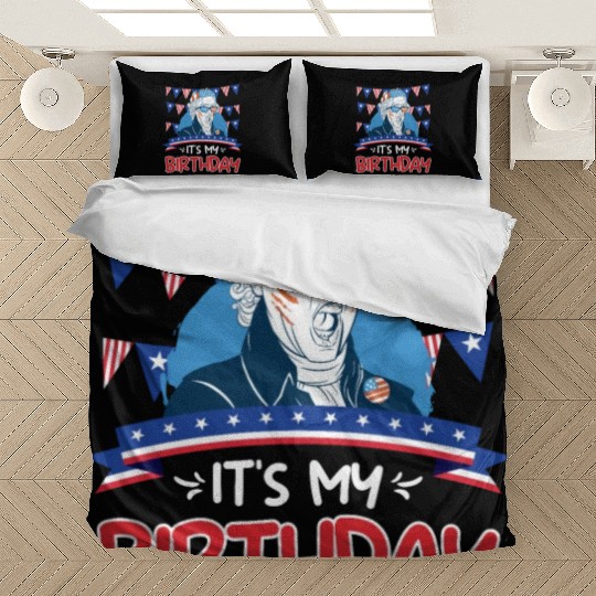 Its my Birthday Independence Day George Washington Bedding Sets
