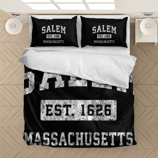 Salem Massachusetts Ma Established Sports Bedding Sets