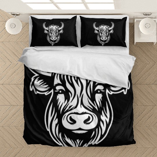 Scottish Highland Cow Bedding Sets
