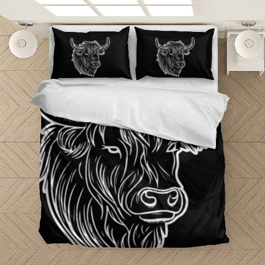 Scottish Highland Cow Bedding Sets