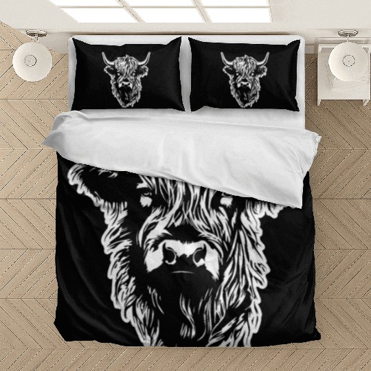 Scottish Highland Cow Bedding Sets