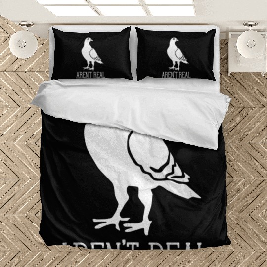 Birds Aren t Real Conspiracy Pigeon Retro Bedding Sets
