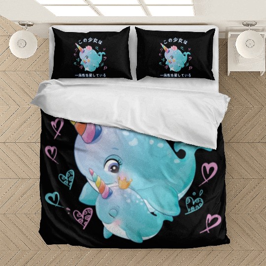 Narwhal Love Mom Narwal Bedding Sets