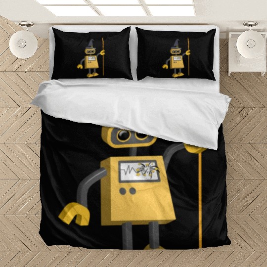 kiss robot leg image Bedding Sets
