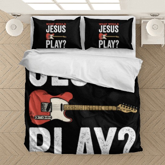 Christian Guitar Player Musician What Would Bedding Sets