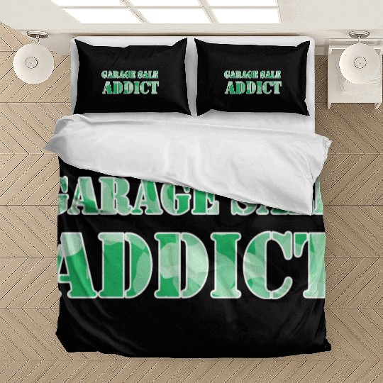 Garage Sale Addict green camo Bedding Sets
