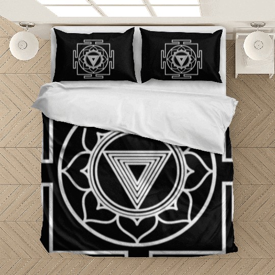 Kali Yantra Symbol Goddess Hindu Hinduism Yoga Bedding Sets