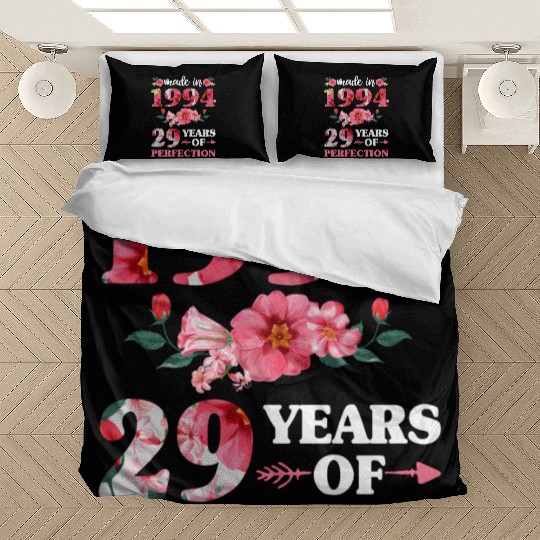 29Th For Floral Made In 1994 Bedding Sets