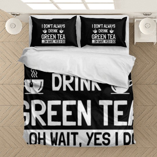 Funny Green Tea Costume For Tea Lover Bedding Sets
