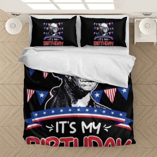 Its my Birthday Independence Day George Washington Bedding Sets