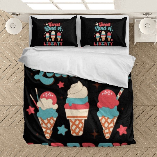 Sweet Land Of Liberty, Independence Day Bedding Sets