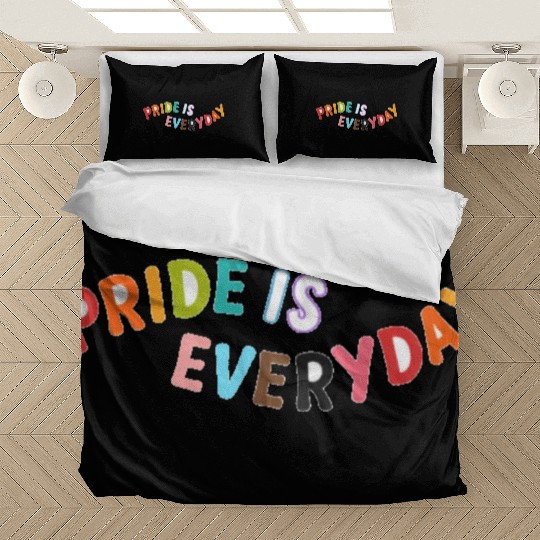 Happy Pride Day Bedding Sets,Pride is Everyday LGBTQ+